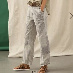 Anthropologie Roamer Gray Wide Leg Pants size 32 LIKE NEW